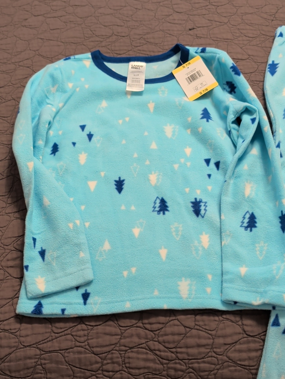 Lands' End - Fleece Pajamas S 7/8